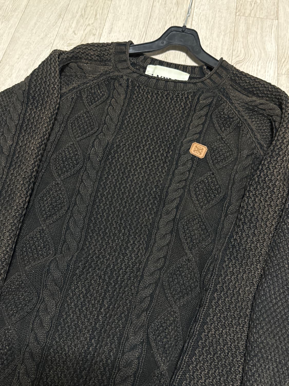 세터 꽈배기니트 xl 상품이미지2