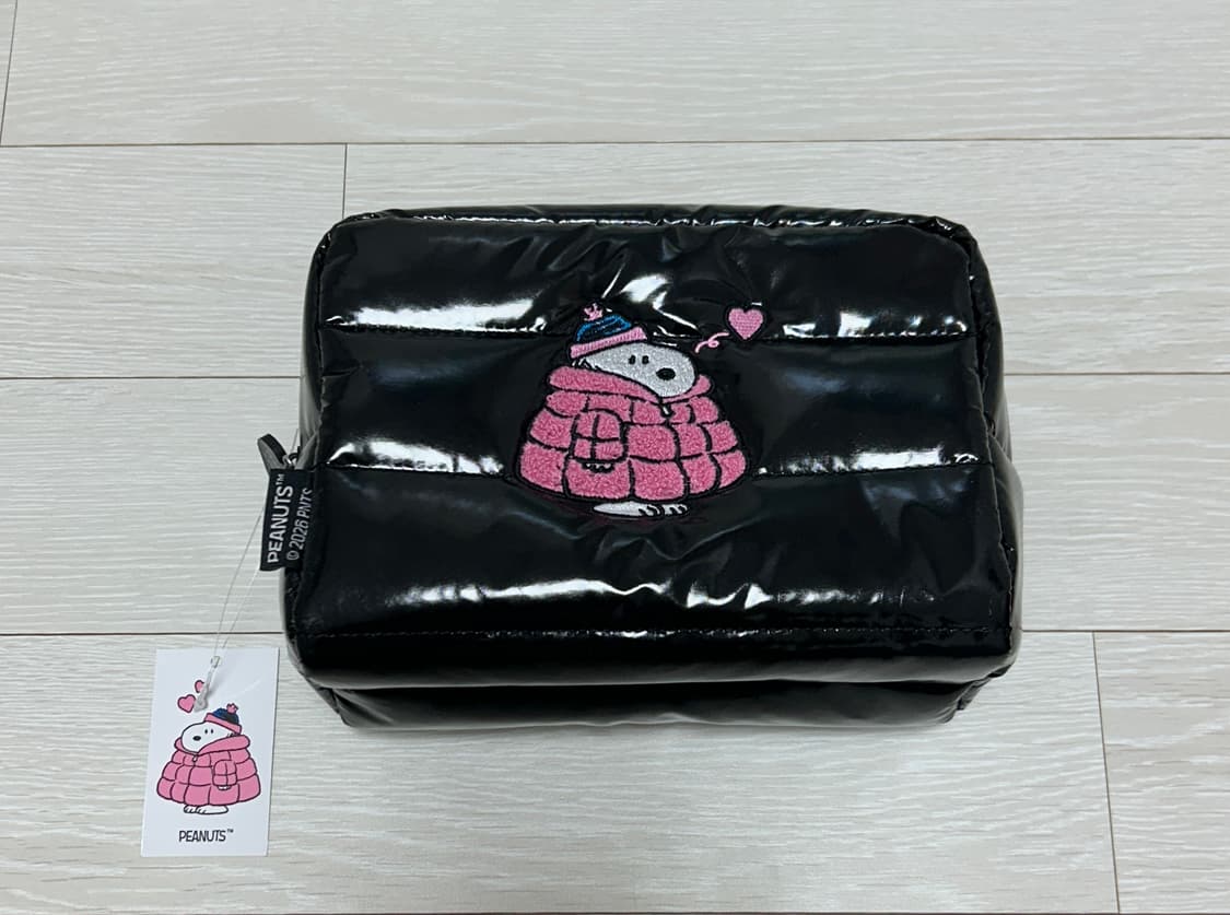 CU 씨유 스누피 패딩 파우치 상품이미지1