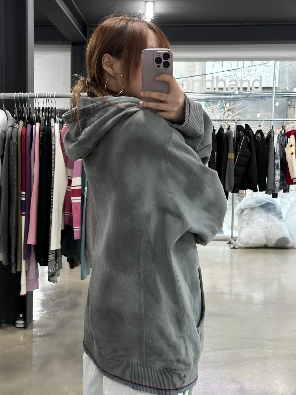 디젤 그런지 페이딩워시드 참 후드집업 상품이미지3