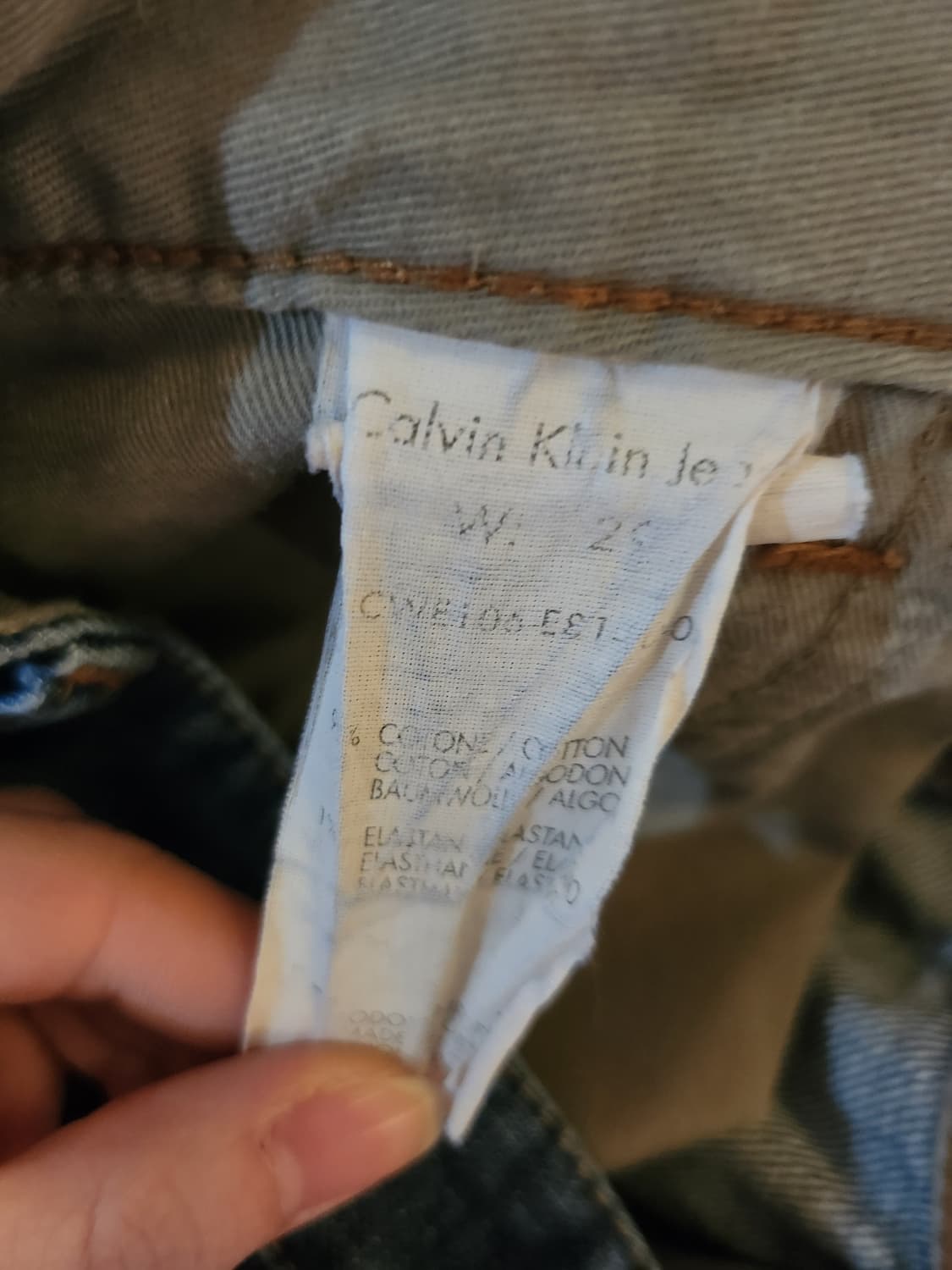 캘빈클라인 데님 미니 스커트 상품이미지4