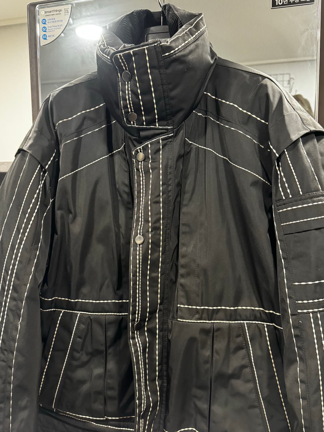 솔리드 우영미 스티치 패딩 (46사이즈 / 105) 판매합니다 상품이미지2