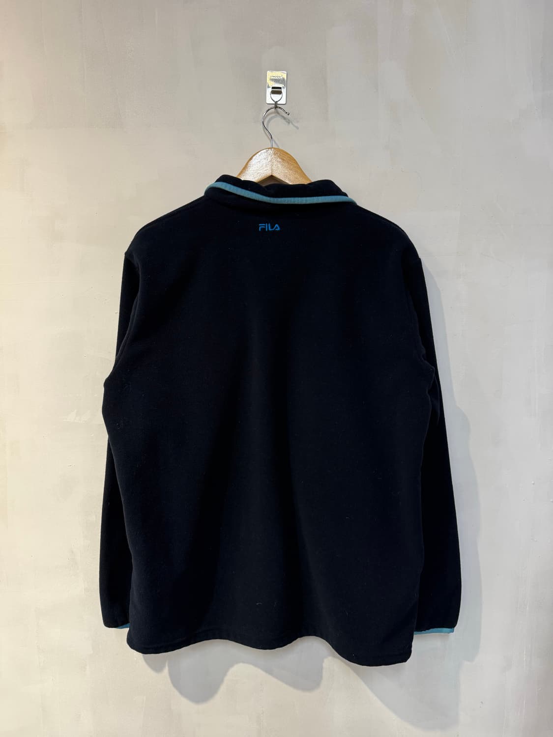 휠라 네이비 플리스 하프집업 상품이미지4