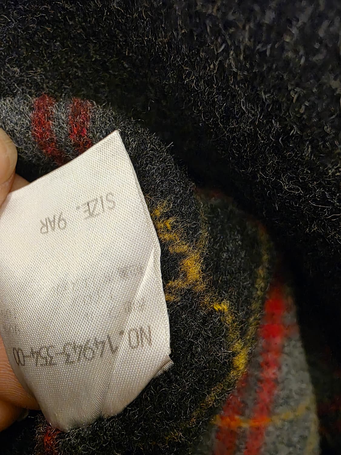 일본빈티지핸드매이드울코트 상품이미지6