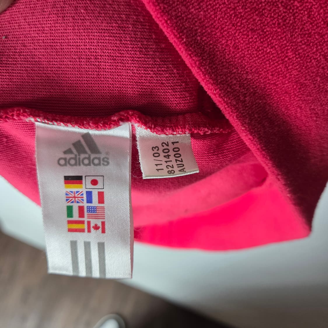 [Adidas] 아디다스 핑크 타월링 반팔 져지 상품이미지7