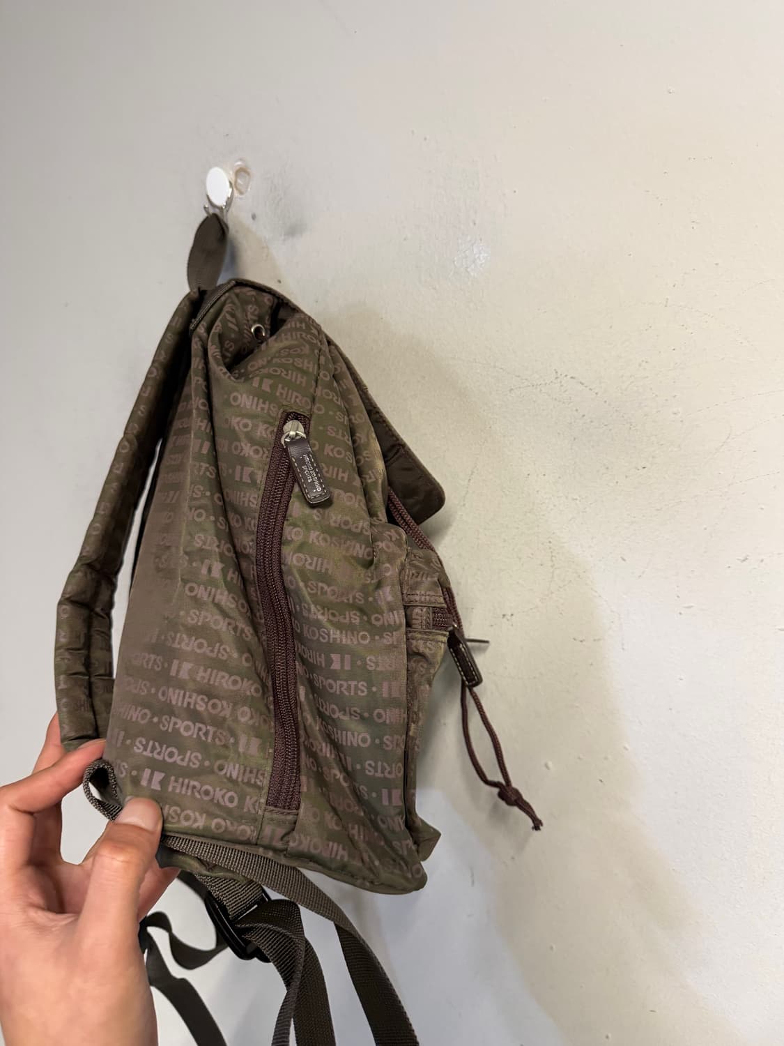 HIROKO KOSHINO sports nylon backpack bro 상품이미지5