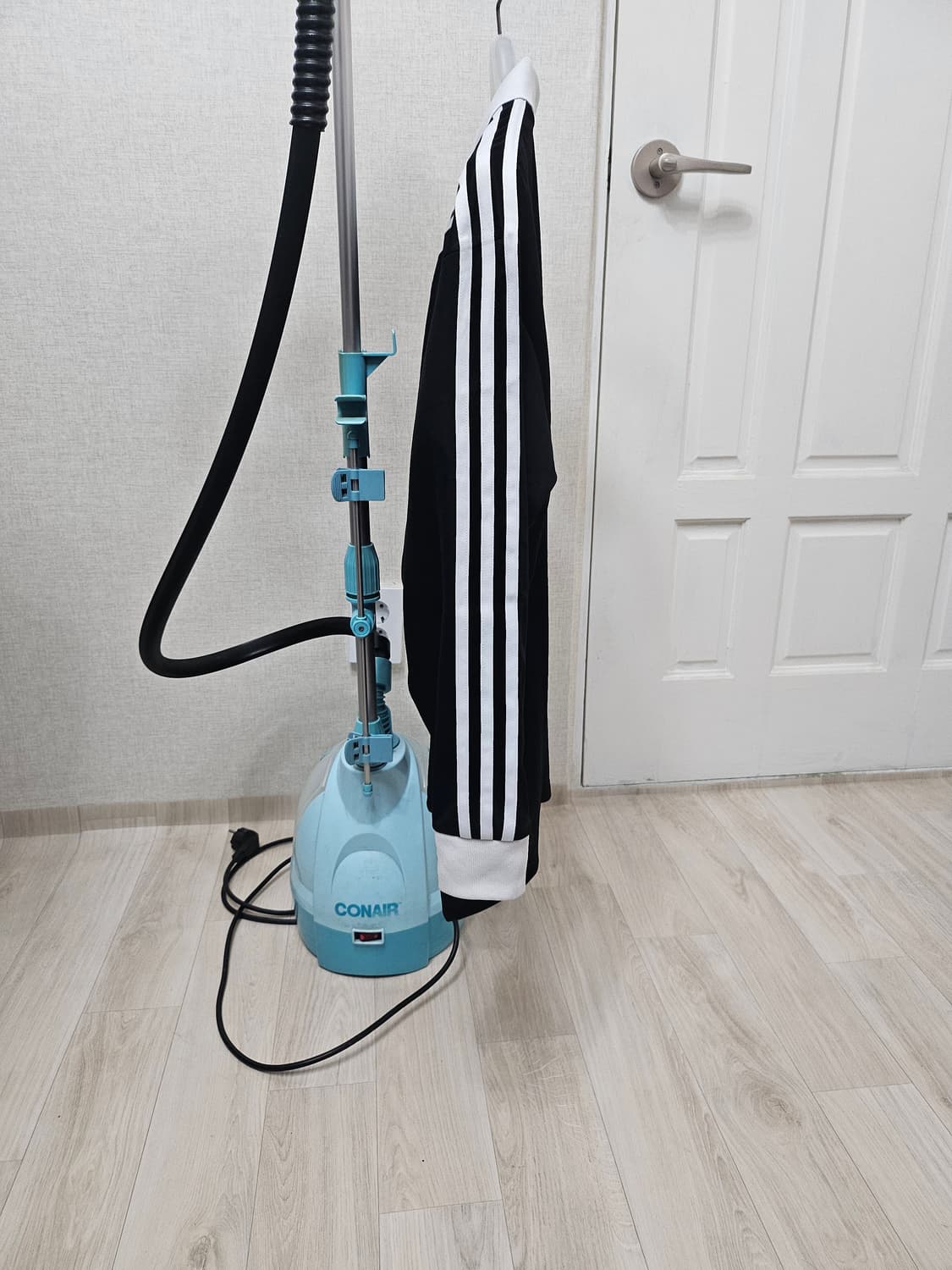 (95~100)M-L☆초대장급☆아디다스 풋볼아쿠아싸커[검흰]롱슬리브긴팔티 상품이미지5