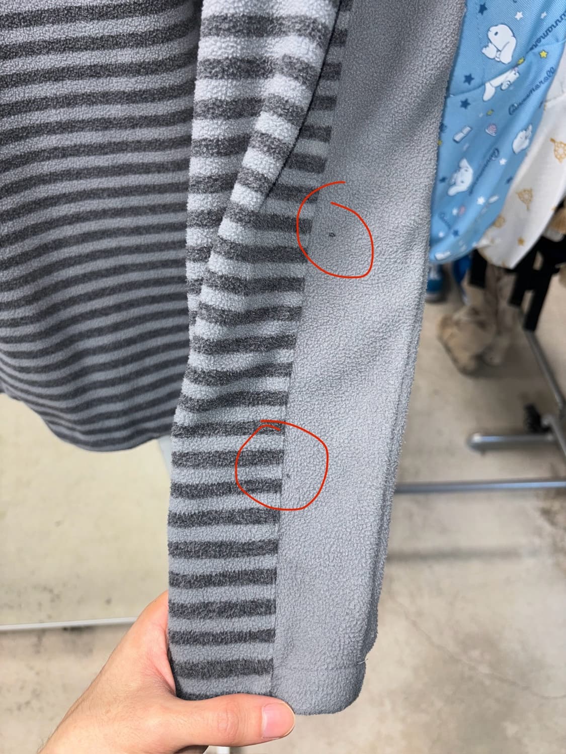 노스페이스 스트라이프 플리스 자켓 상품이미지8