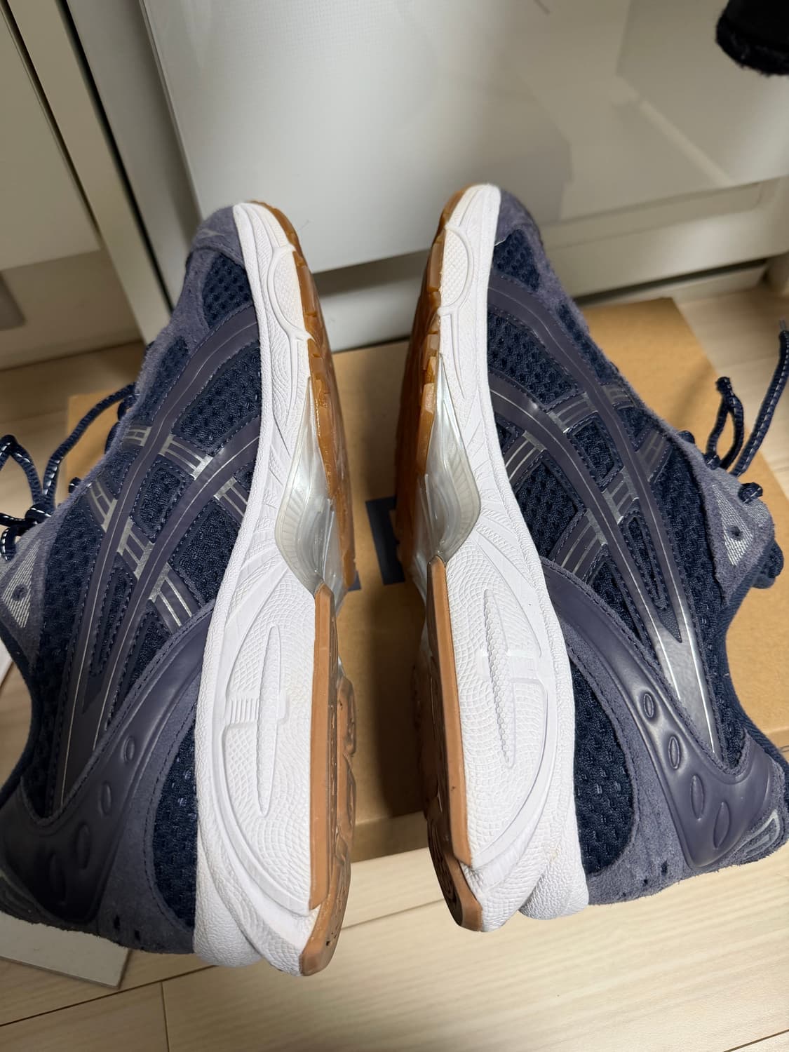 아식스 x 아페쎄 젤 카야노 14 미드나잇 인디고 포그 280 상품이미지6