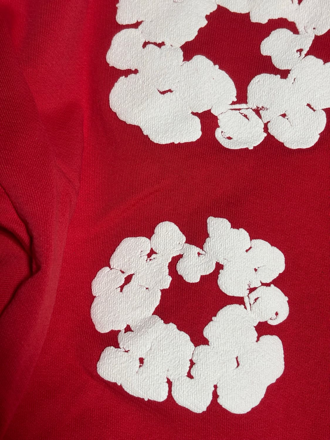 데님 티어스 빨강색 바지 상품이미지4