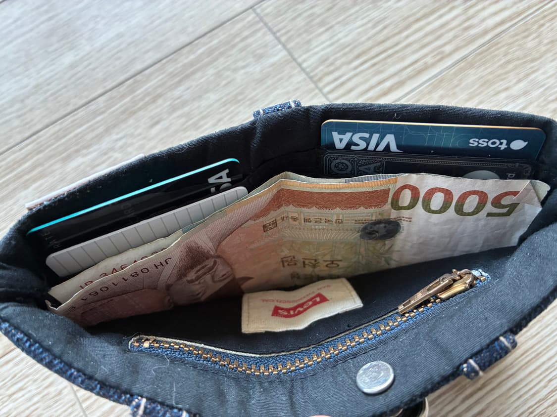 Levi's 504 demin Remake wallet 상품이미지7