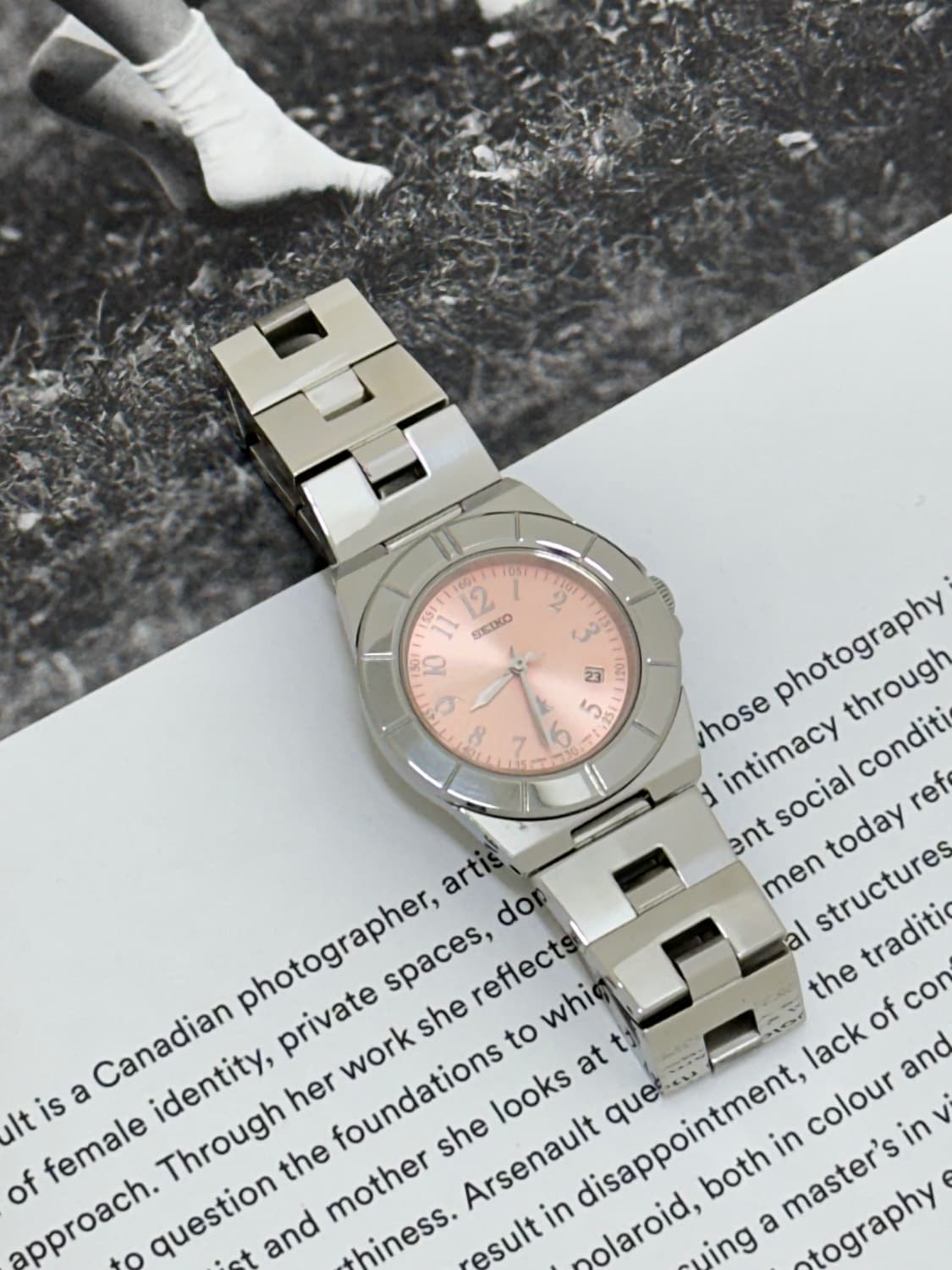 세이코 루키아 쿼츠 시계 풀박스 상품이미지4