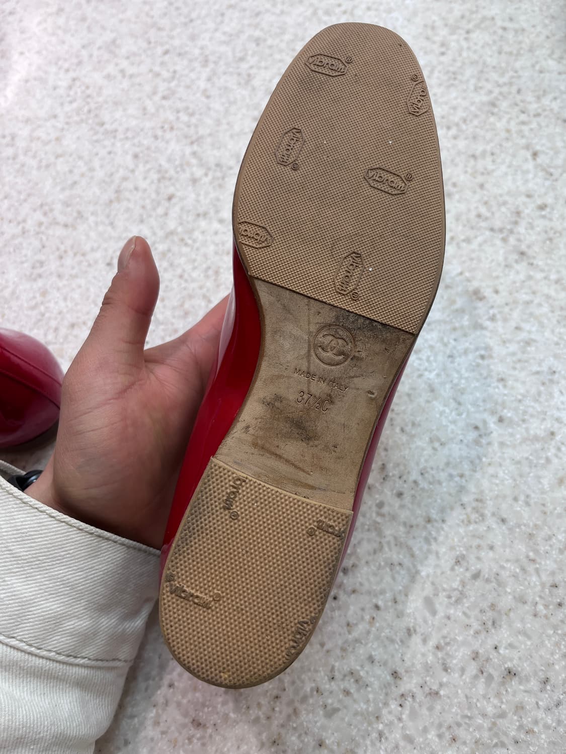 샤넬 에나멜 로퍼 상품이미지3