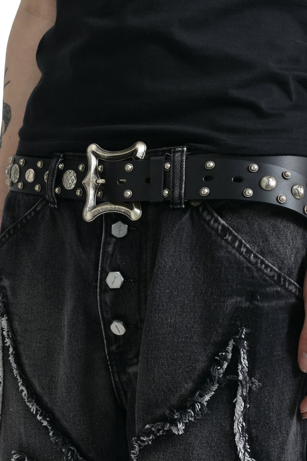 떠그클럽 드래곤벨트 빈티지 블랙 상품이미지3