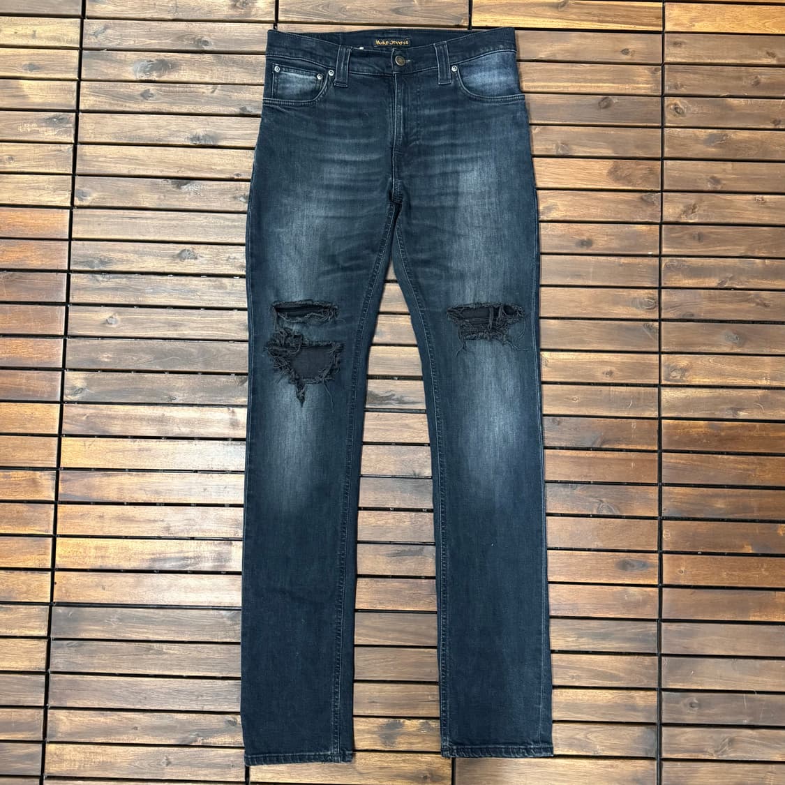 누디진 씬핀 데미지 찢청 made in ITALY (29)   상품이미지1