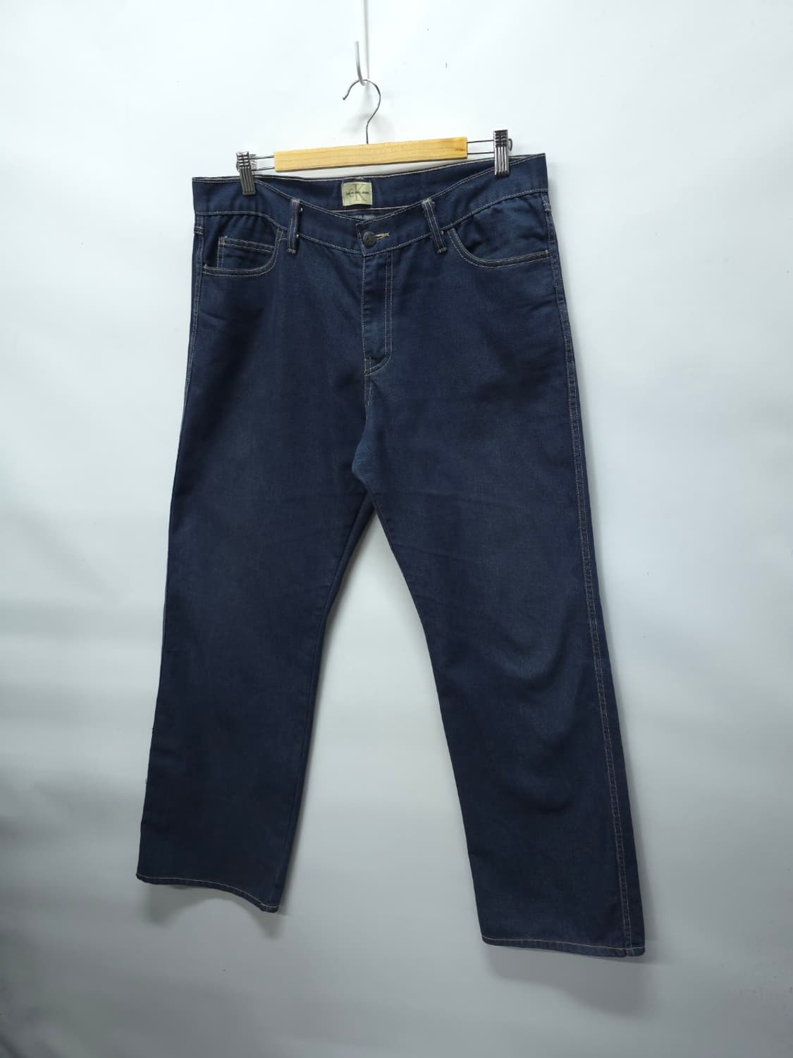 CK 캘빈클라인 빈티지 다크인디고 스트레이트 데님 팬츠 (34사이즈) 상품이미지2