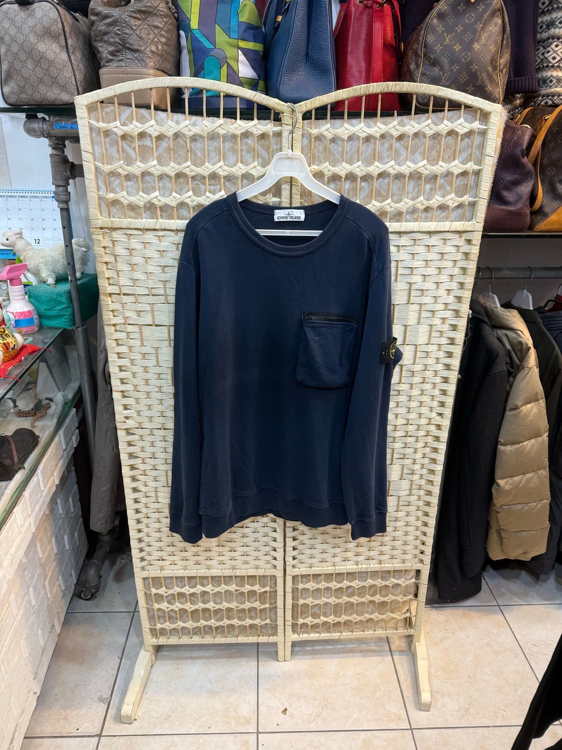 105 정품 스톤아일랜드 원포켓 맨투맨 팝니다 상품이미지1