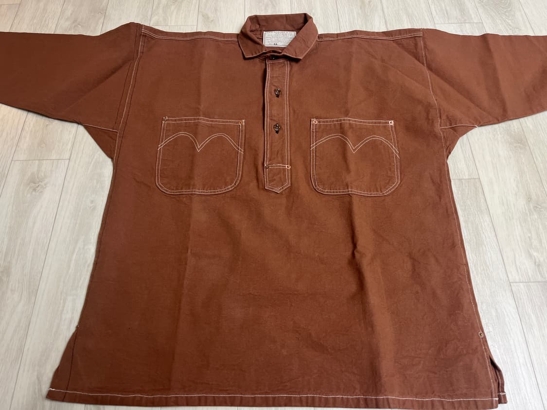 리바이스빈티지클로딩 LVC1870s 덕 클로즈드 프론트 점퍼 L 42 상품이미지4