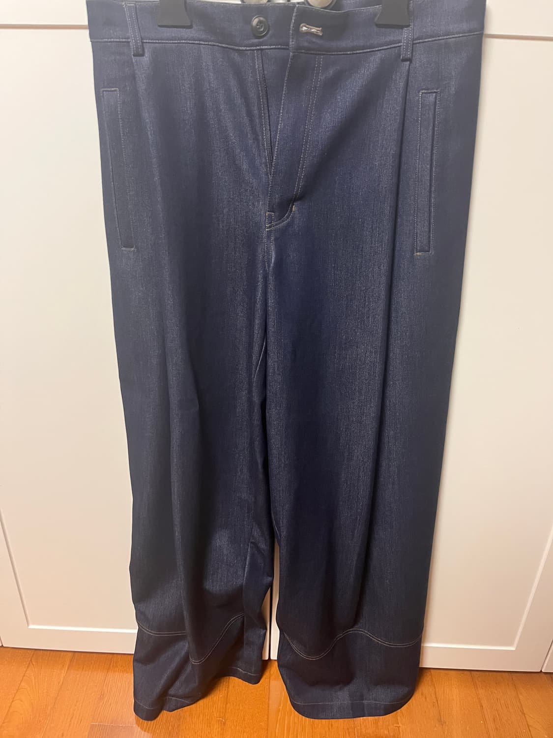 비긴 202 원턱 와이드 라이크 데님팬츠 상품이미지1