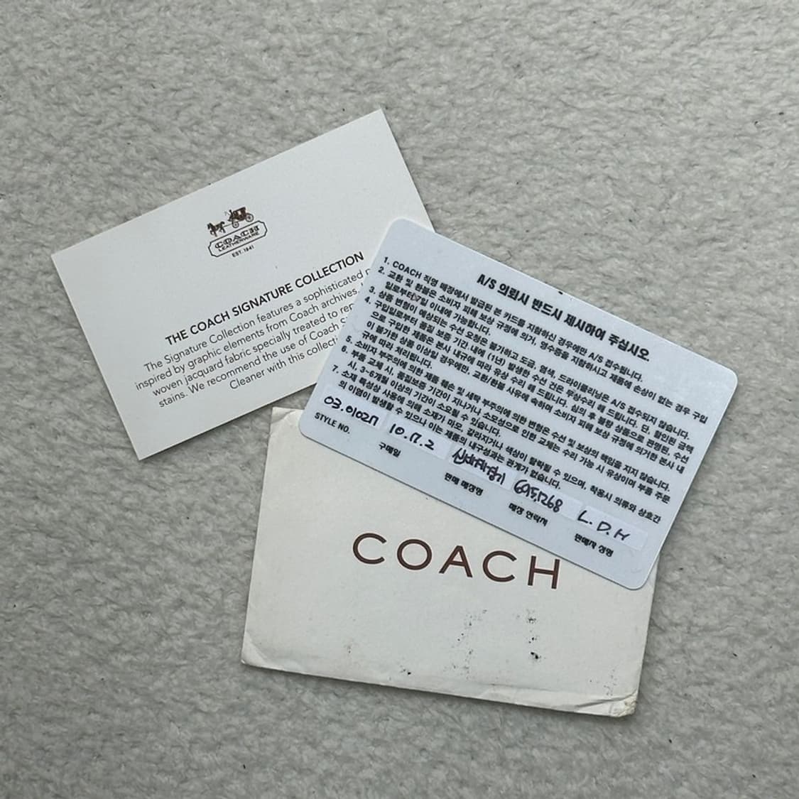 COACH 캔버스 키홀더 숄더백 상품이미지7