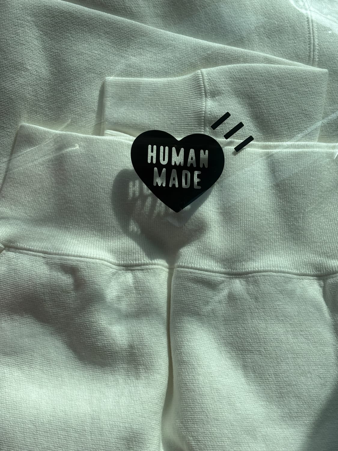 휴먼 메이드 제이홉 헤비웨이트 후드 화이트 상품이미지2