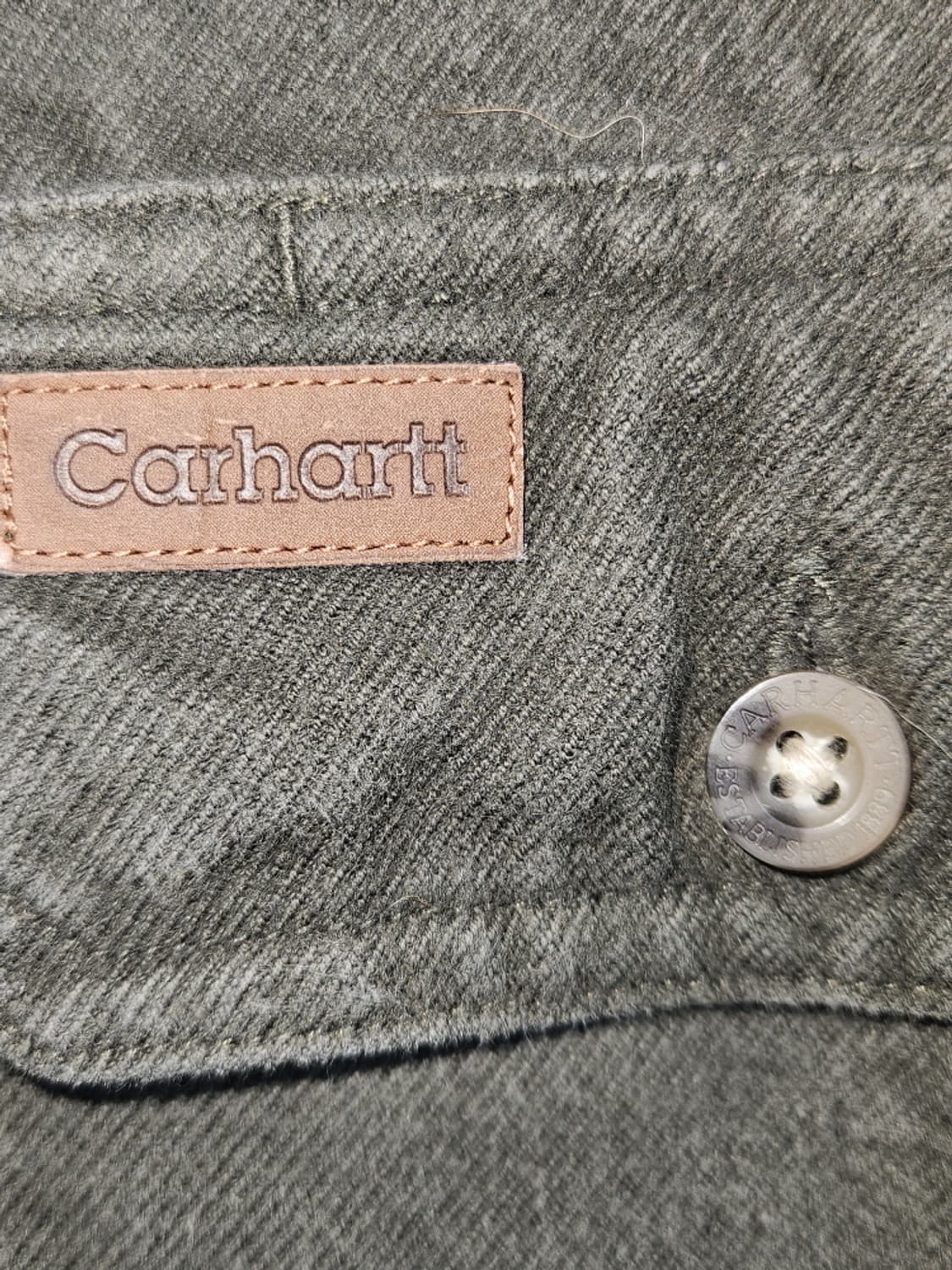 칼하트 오리지널 헤비 코튼 워크 셔츠 ( L ) / 10330 상품이미지10