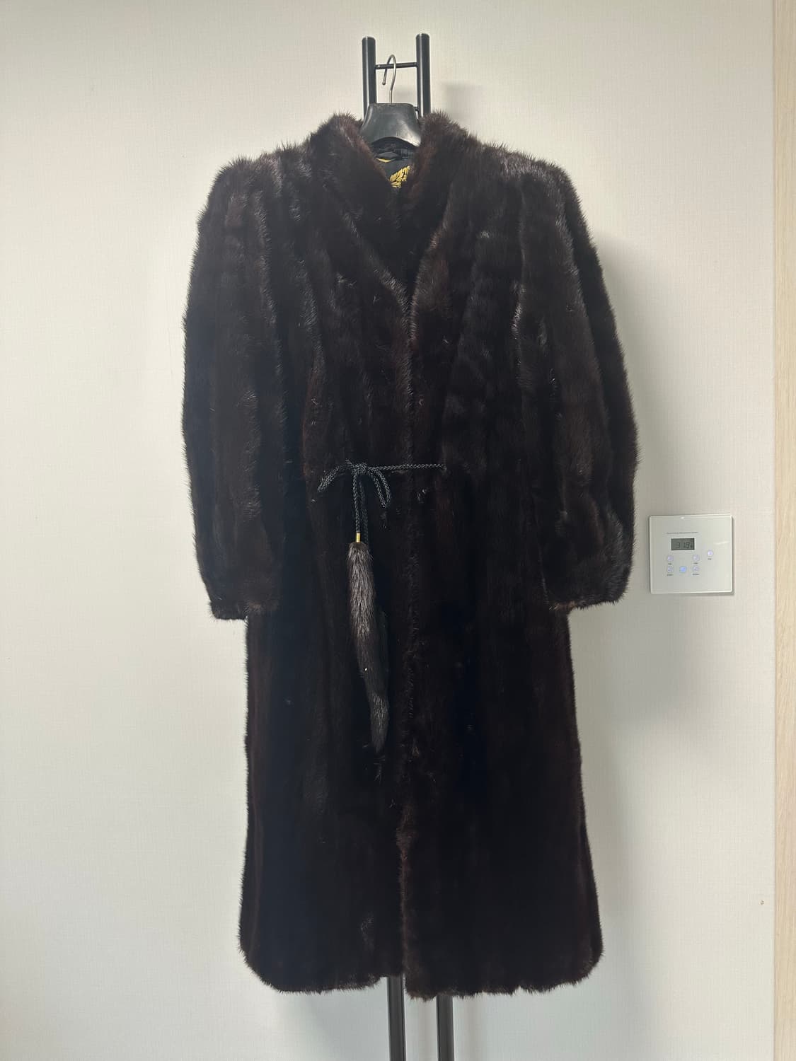 리얼  롱밍크 코트   퀄리티  최고!!-66사이즈 상품이미지3