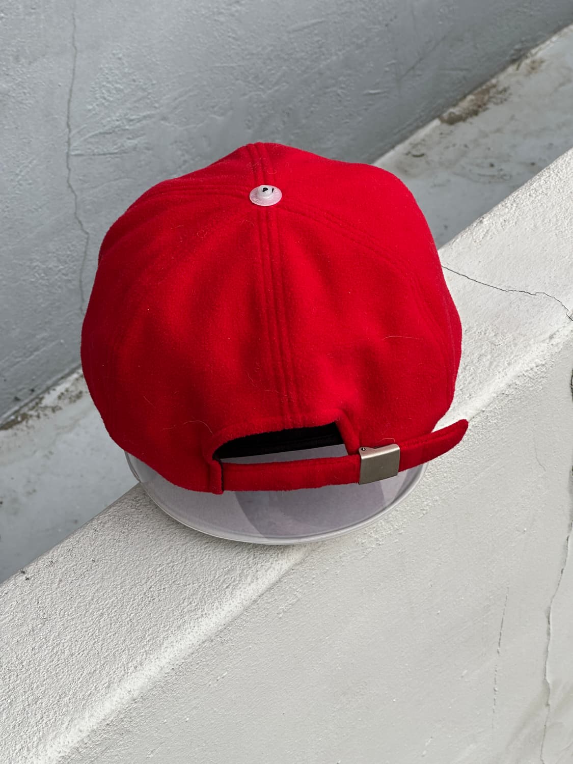 [M] 블랙야크 로고 플리스 볼캡 모자 트루퍼 디테일 상품이미지4