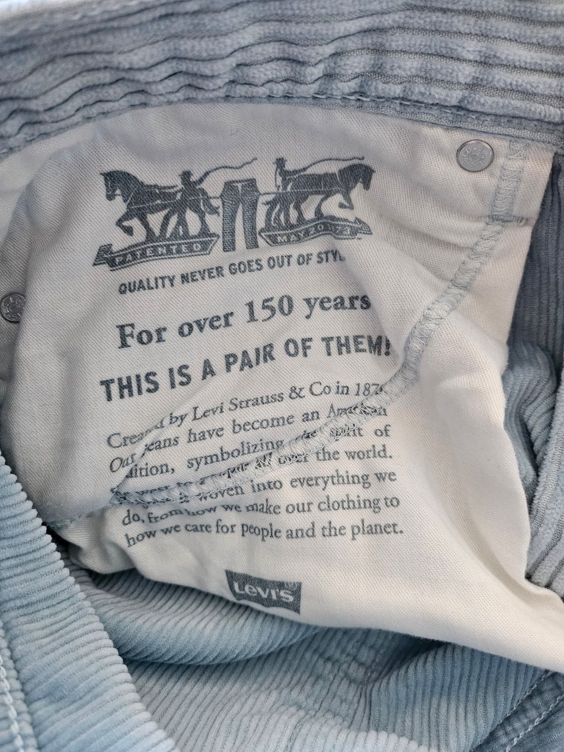 리바이스 514 코듀로이 팬츠 상품이미지7