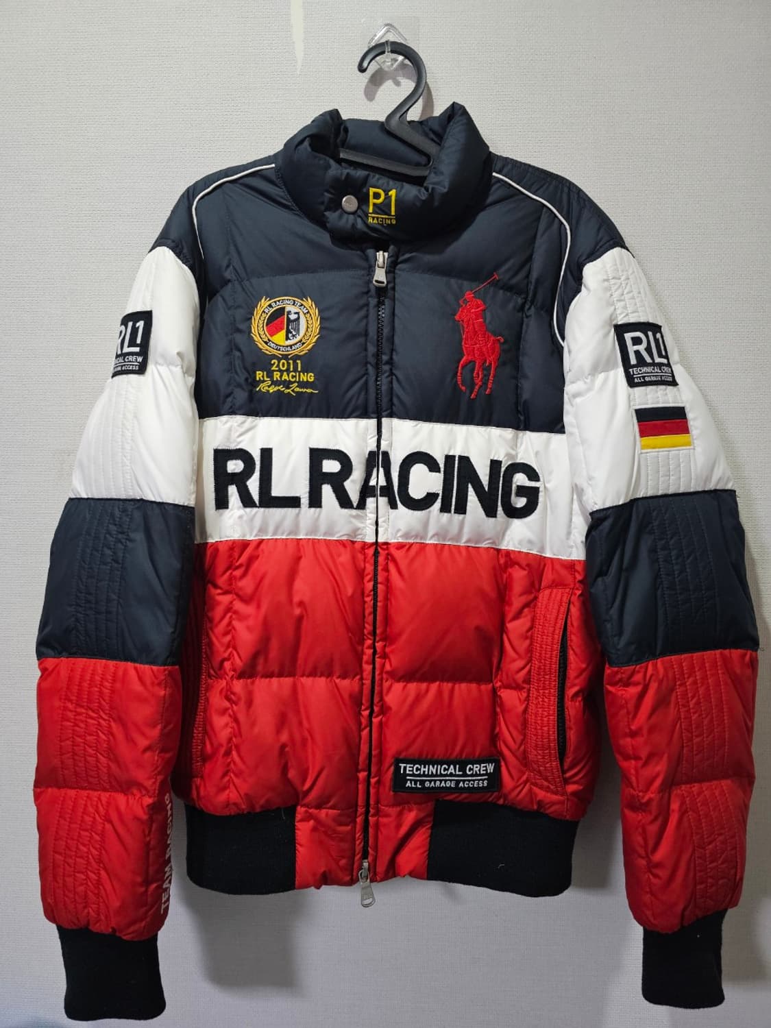 폴로 POLO 랄프로렌 빅포니 독일 레이싱 패딩 100 / L 상품이미지1