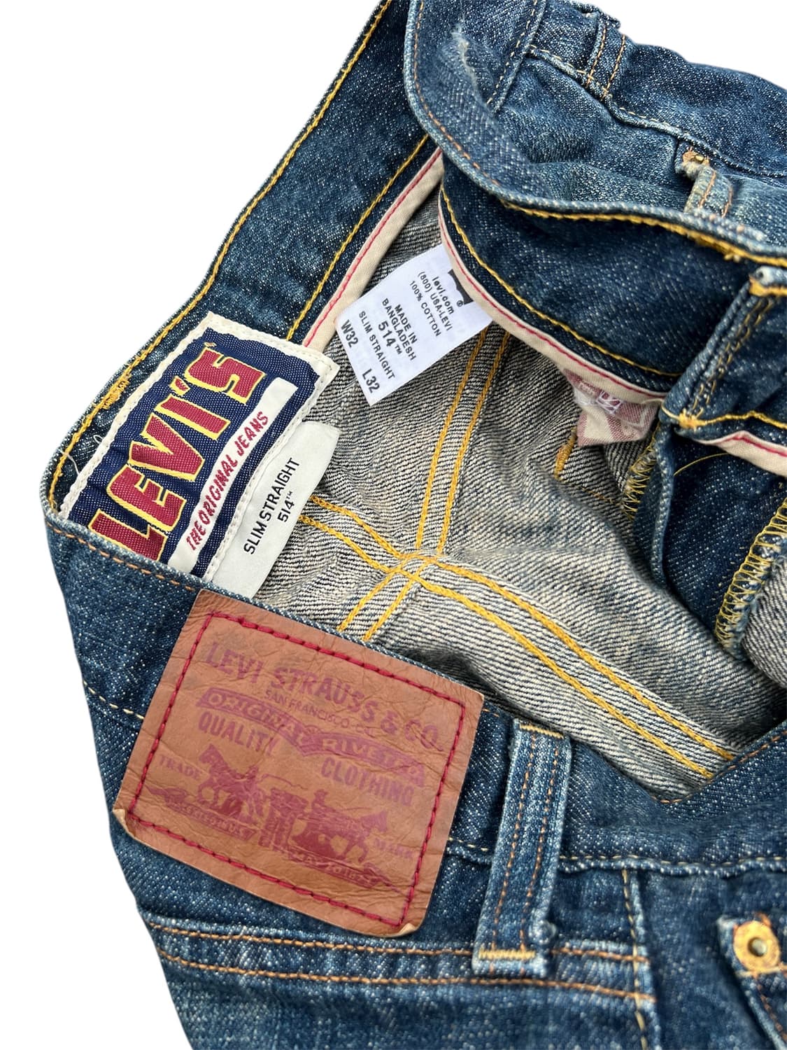 Levi’s 리바이스 514 슬림 스트레이트 데님팬츠 상품이미지4