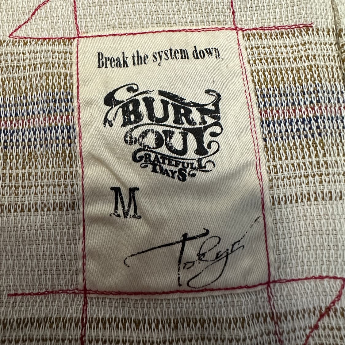 BURN OUT japan made work shirt 상품이미지3