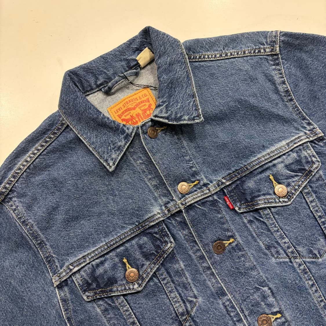 [L] 22s 리바이스 데님 트러커 자켓 청자켓 C259 상품이미지3