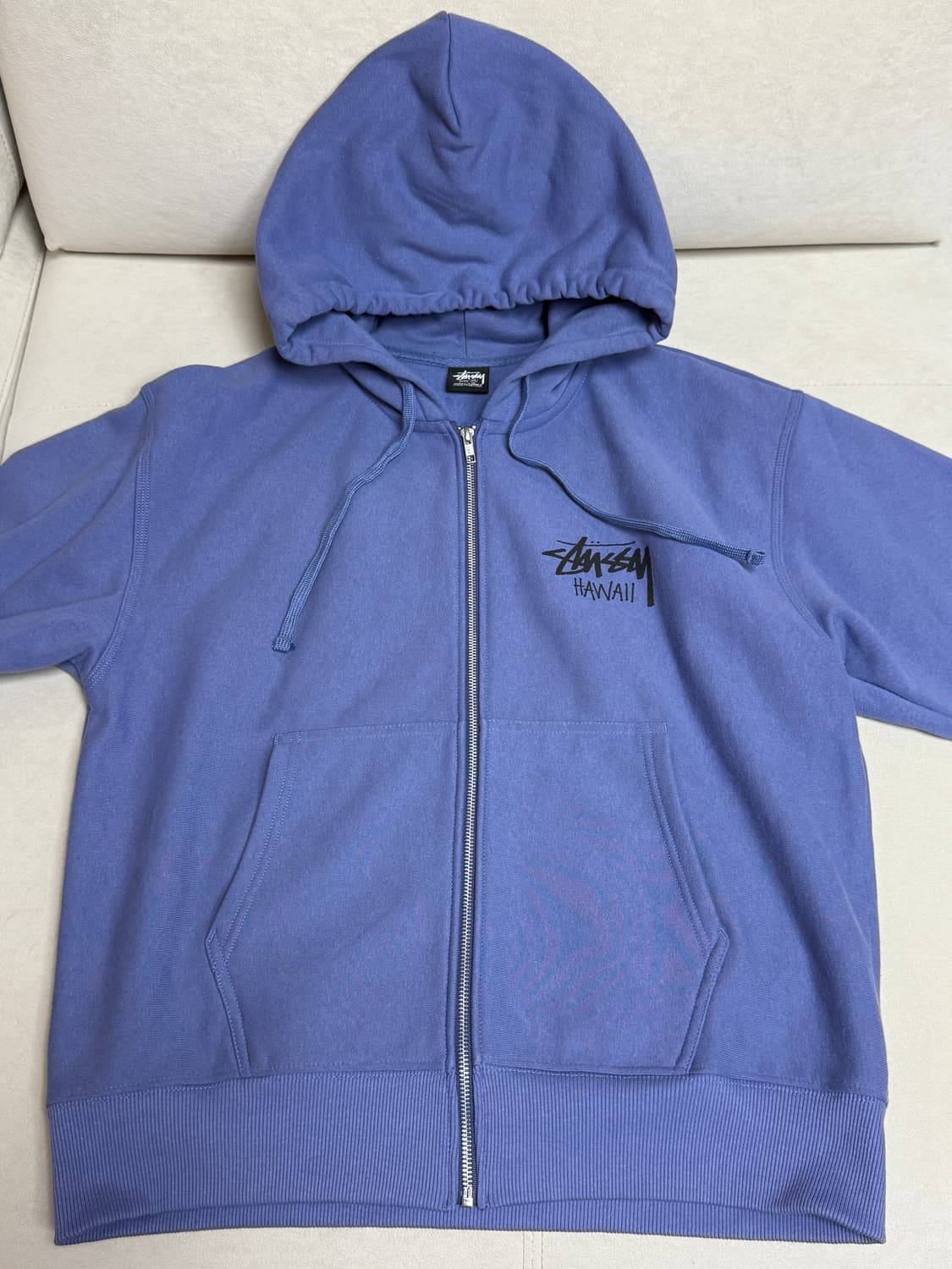 새상품급)스투시 Hawaii 후드집업(블루퍼플) 상품이미지3