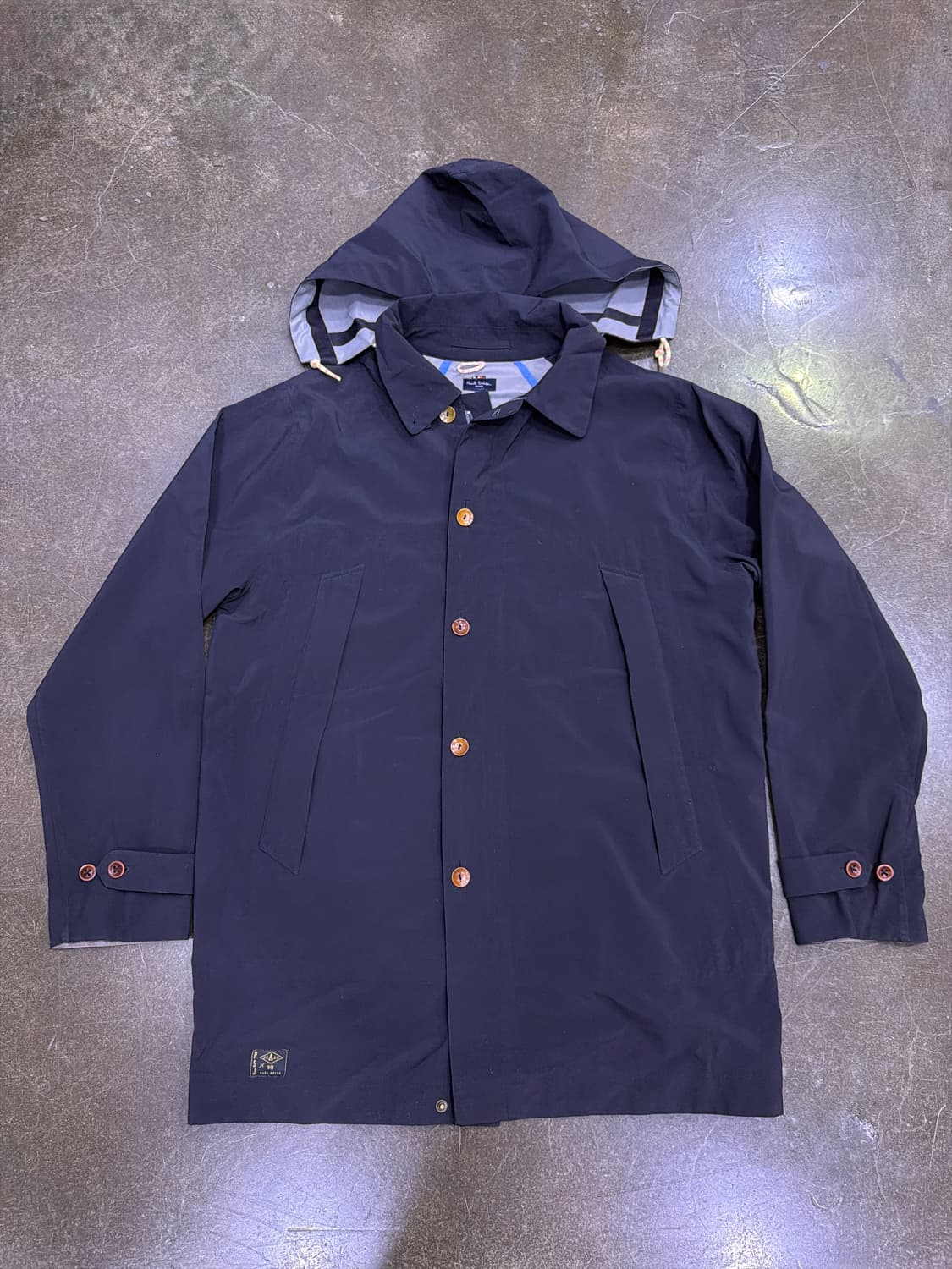 폴스미스 워터루프 후드 레인코트 블랙 L 상품이미지1