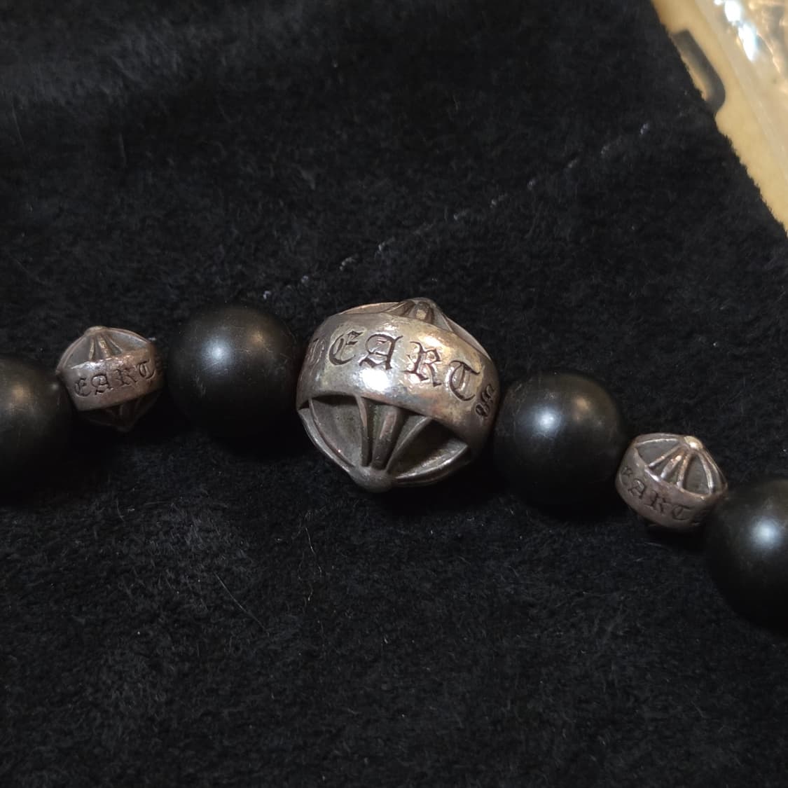 크롬하츠 비즈팔찌 BEAD 71 무광 오닉스 8mm 상품이미지4