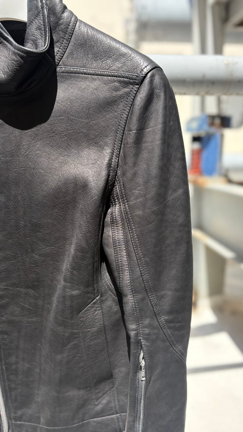 14FW 릭오웬스 몰리노 레더 자켓 (카우하이드) 46 사이즈 상품이미지3