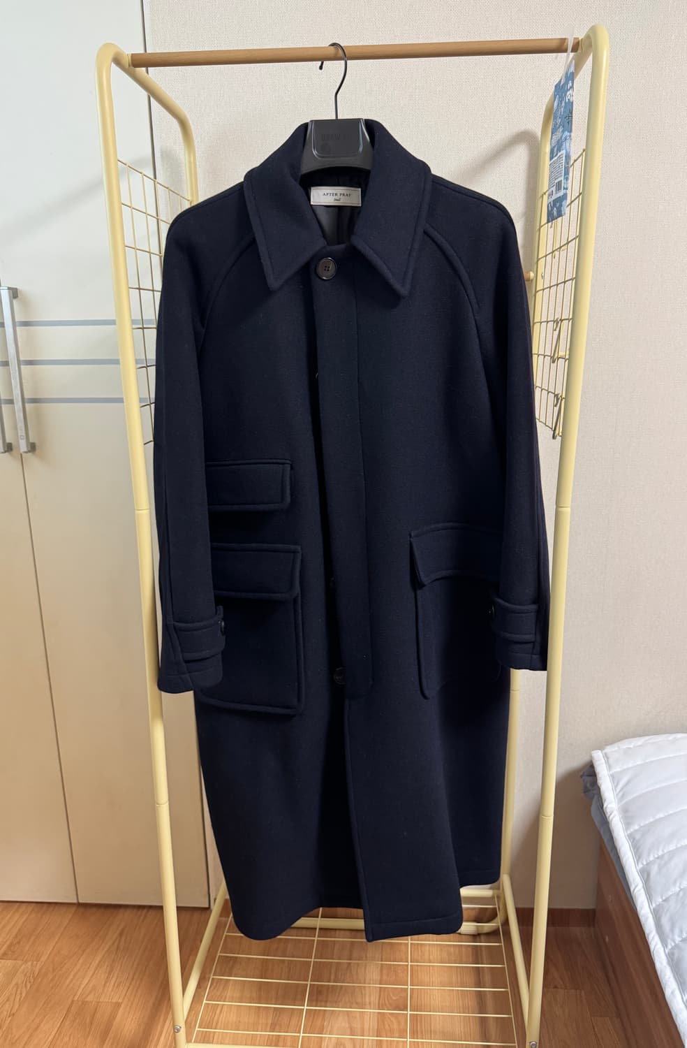 [S] 애프터프레이 투어리스트 발마칸 코트 네이비 상품이미지2