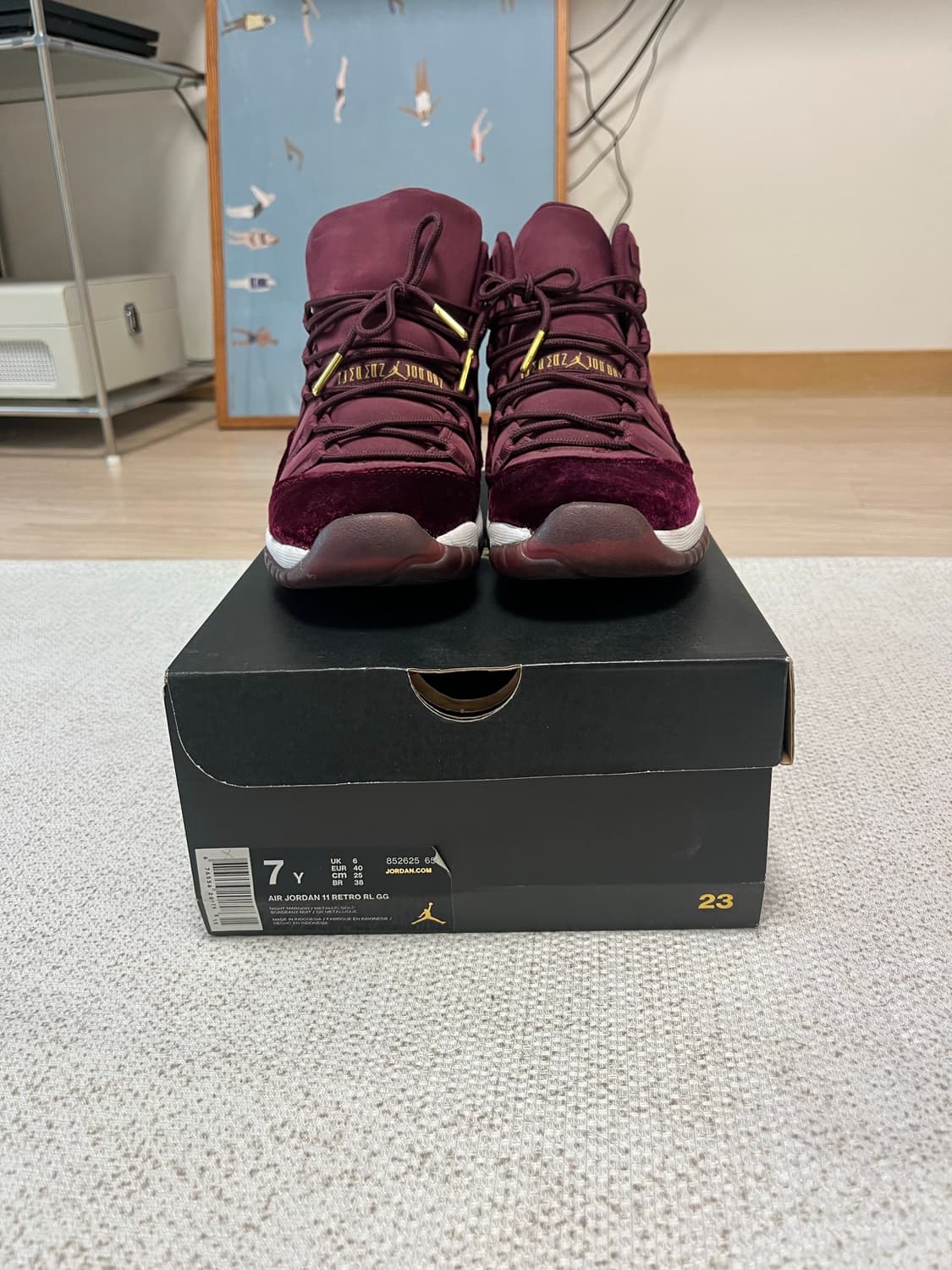 조던 11 레트로 RL GG 헤어리스 마룬 250 상품이미지1