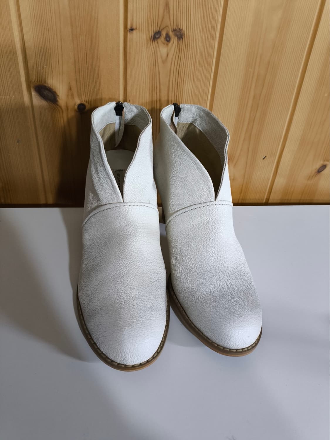 38 240mm 슈콤마보니 소가죽 부츠  상품이미지4