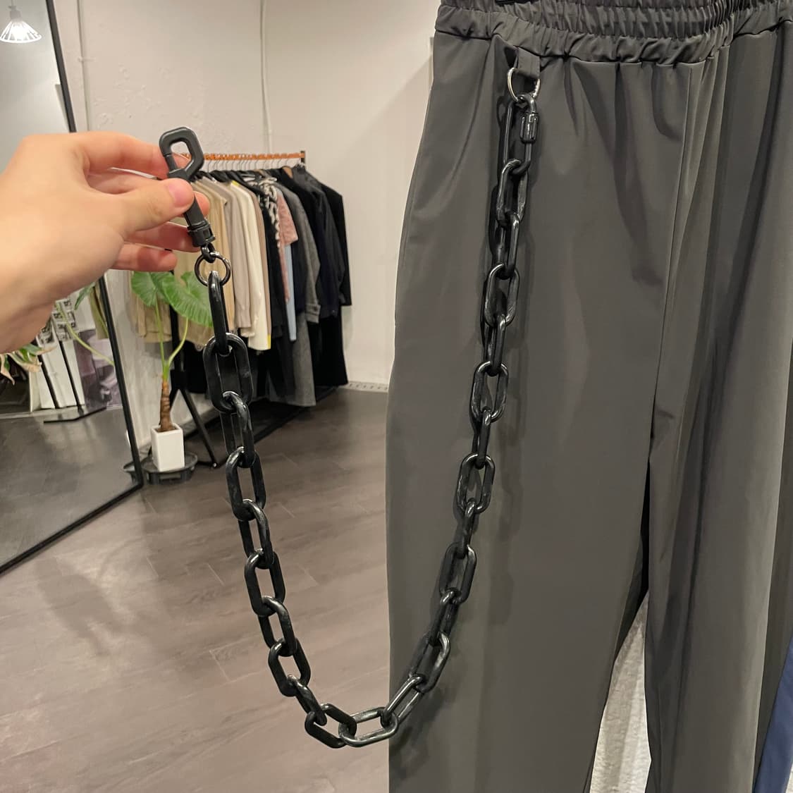 메종 미하라 야스히로 체인 레이어드 트랙팬츠 상품이미지5