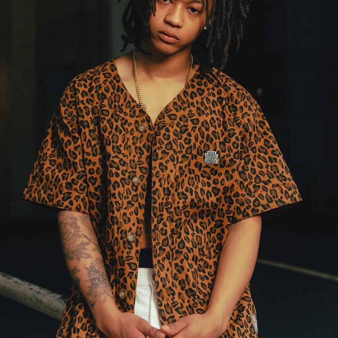 블랙아이패치 레오파드 베이스볼 저지 상품이미지1