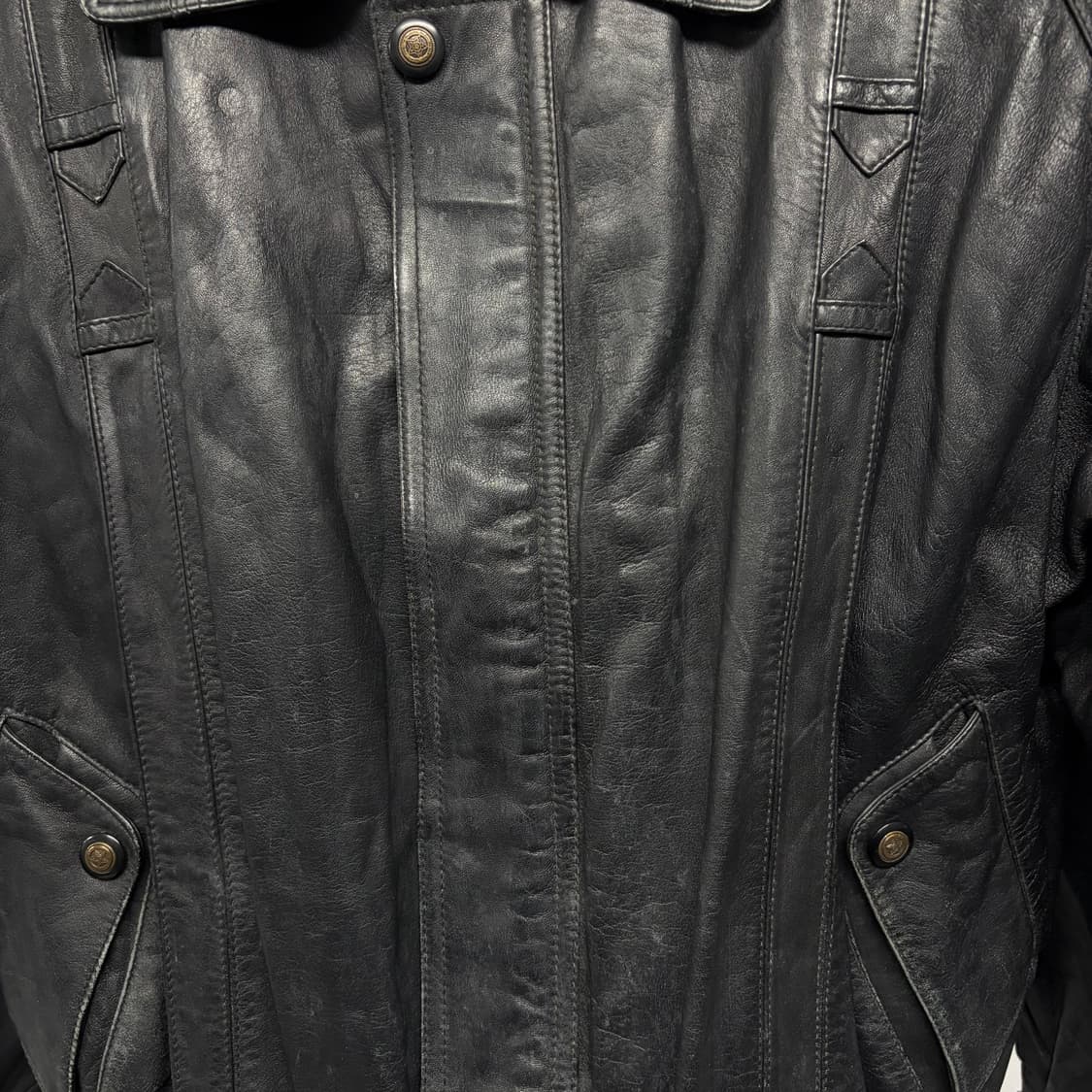 빈티지 레더 자켓 4 상품이미지5