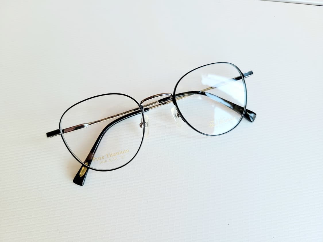 폴휴먼안경(PHF421A )  퓨어티탄 실버블랙 상품이미지5