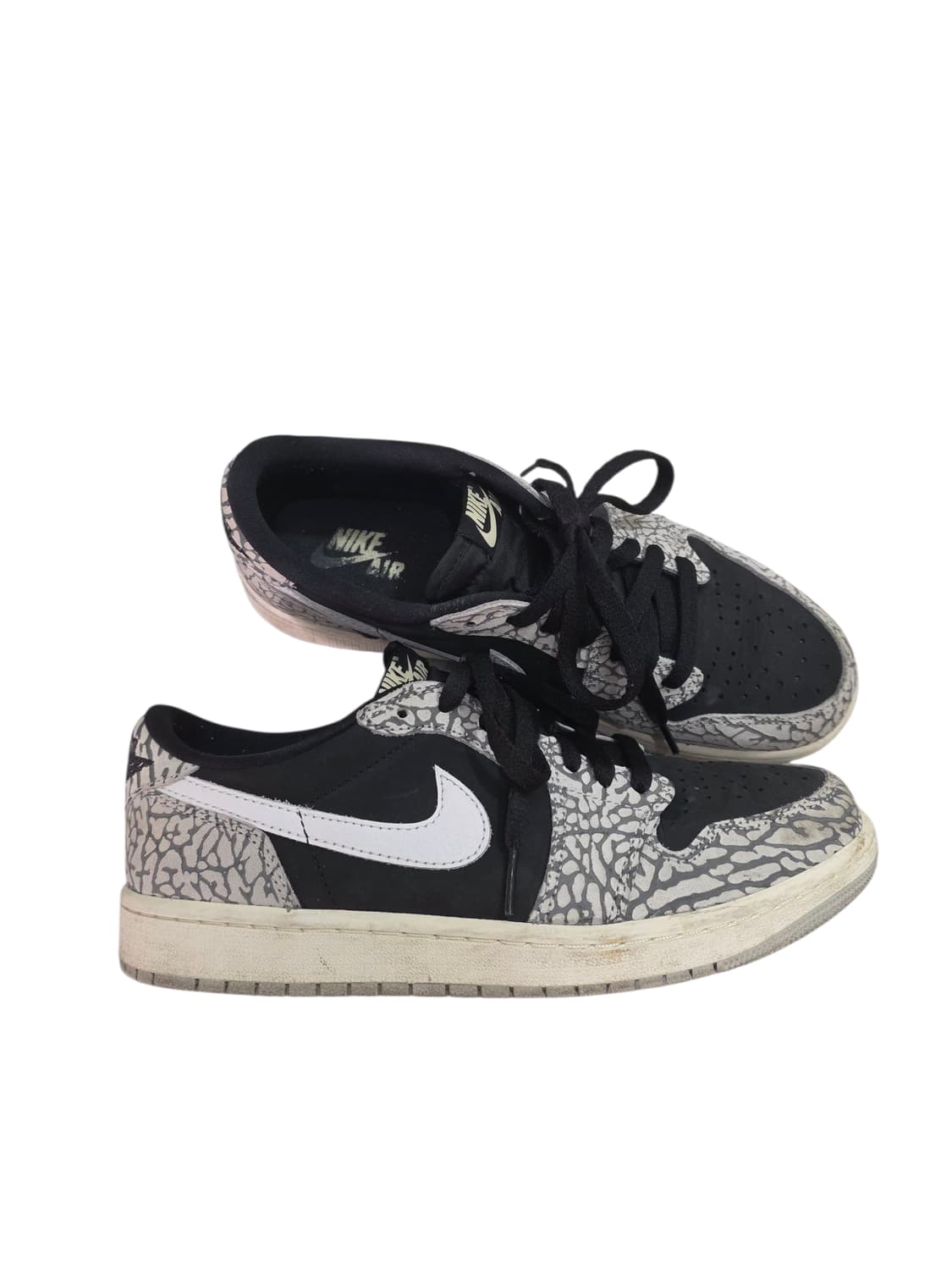 Jordan 1 Retro Low OG Black Cement 상품이미지3