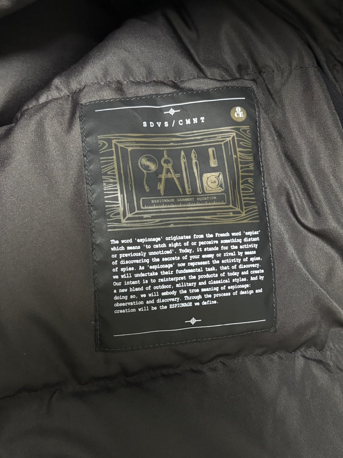 에스피오나지 패딩 자켓 상품이미지6