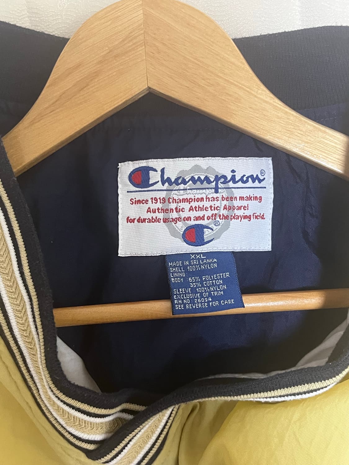 빈티지 Champion 챔피언 V넥 바람막이 웜업 2xl xxl 상품이미지5