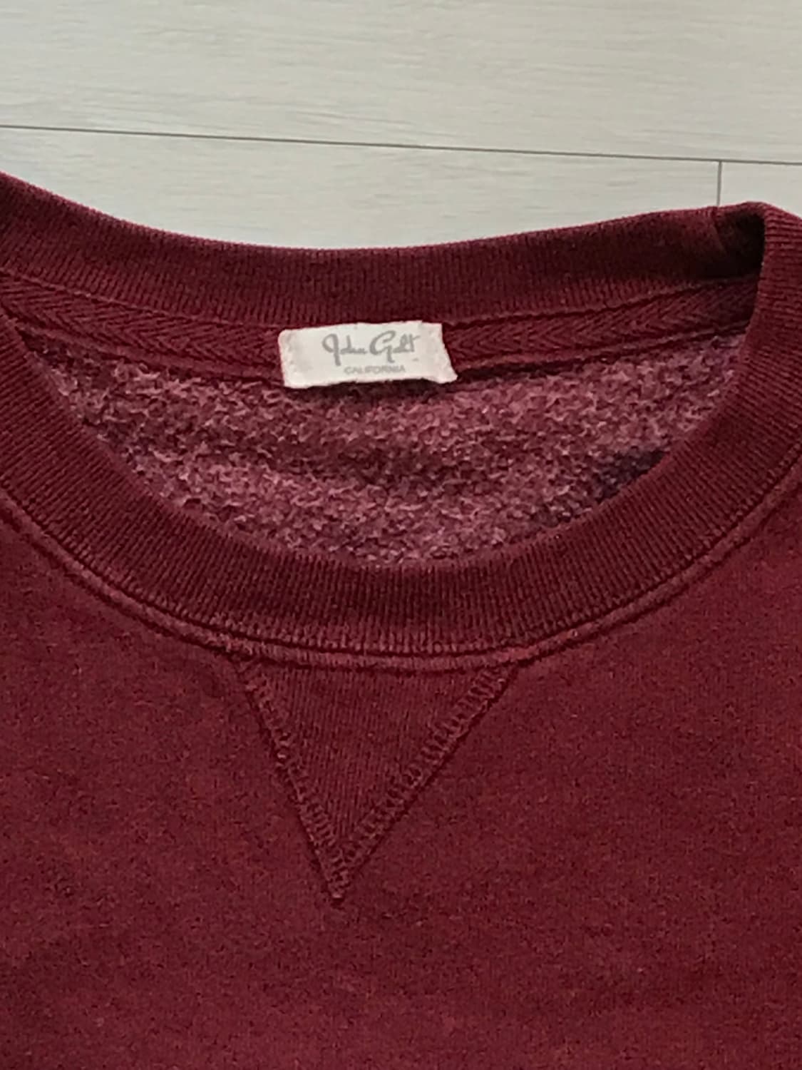 브랜디멜빌 버건디빅사이즈 맨투맨 상품이미지4