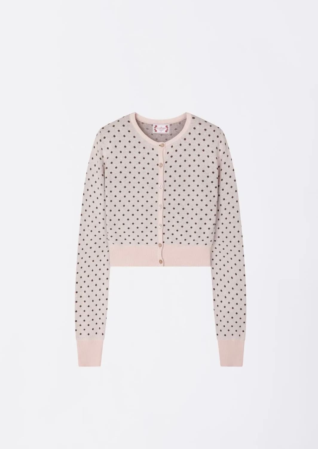 스컬프터 도트 가디건 레이 가디건 상품이미지3