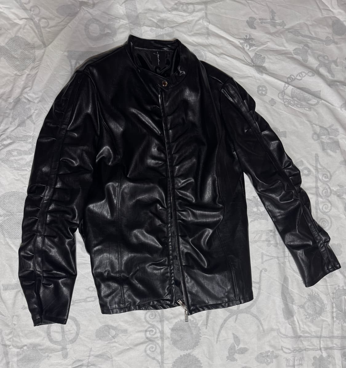 나체 nache 레더 셔링 자켓 상품이미지1