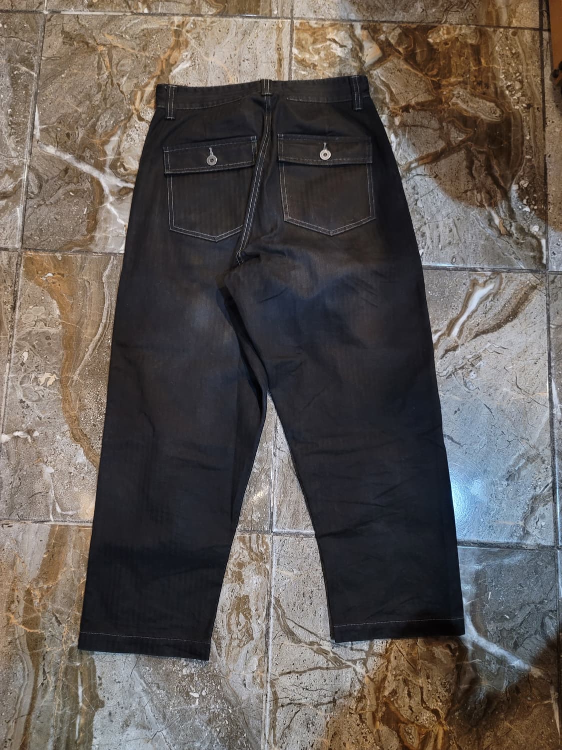 나이젤카본 헤링본 퍼티그팬츠 (블랙) 상품이미지2